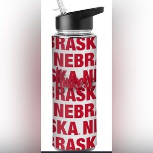 Boelter Brands NCAA Nebraska Huskers Flip-Top Bottle (25 Oz.) W/ Sleeve